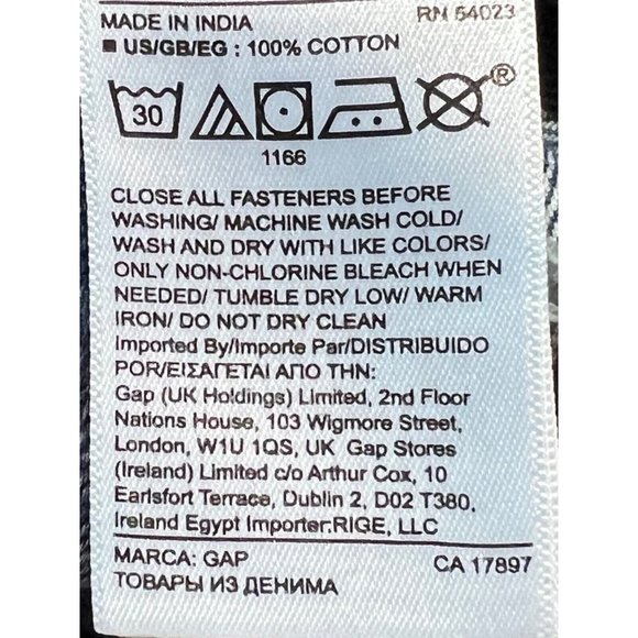 NWT GAP Girls Denim Shortalls Sz L(10) Medium Wash #680085 - Picture 6 of 6